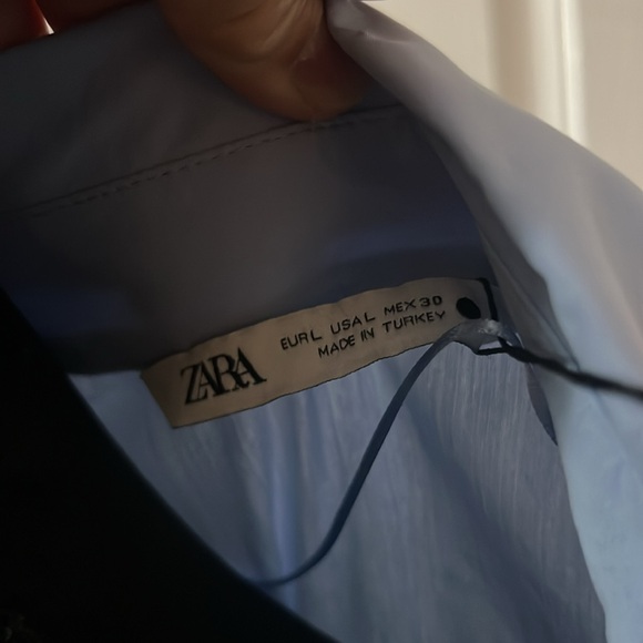 Zara twist front long sleeve shirt - Picture 8 of 8